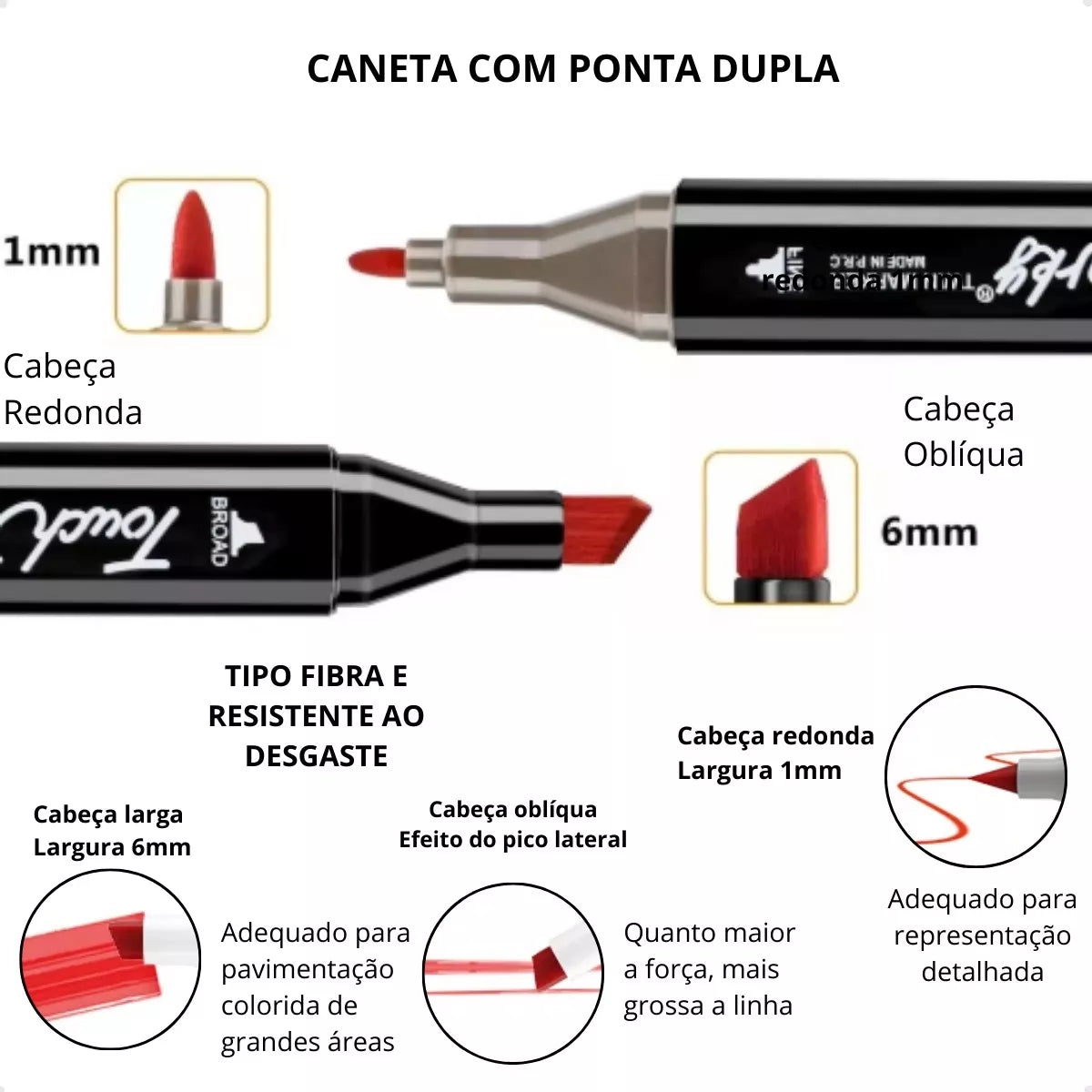 Kit Livro Bobbie Goods Capa Dura + 60 Canetas Touch