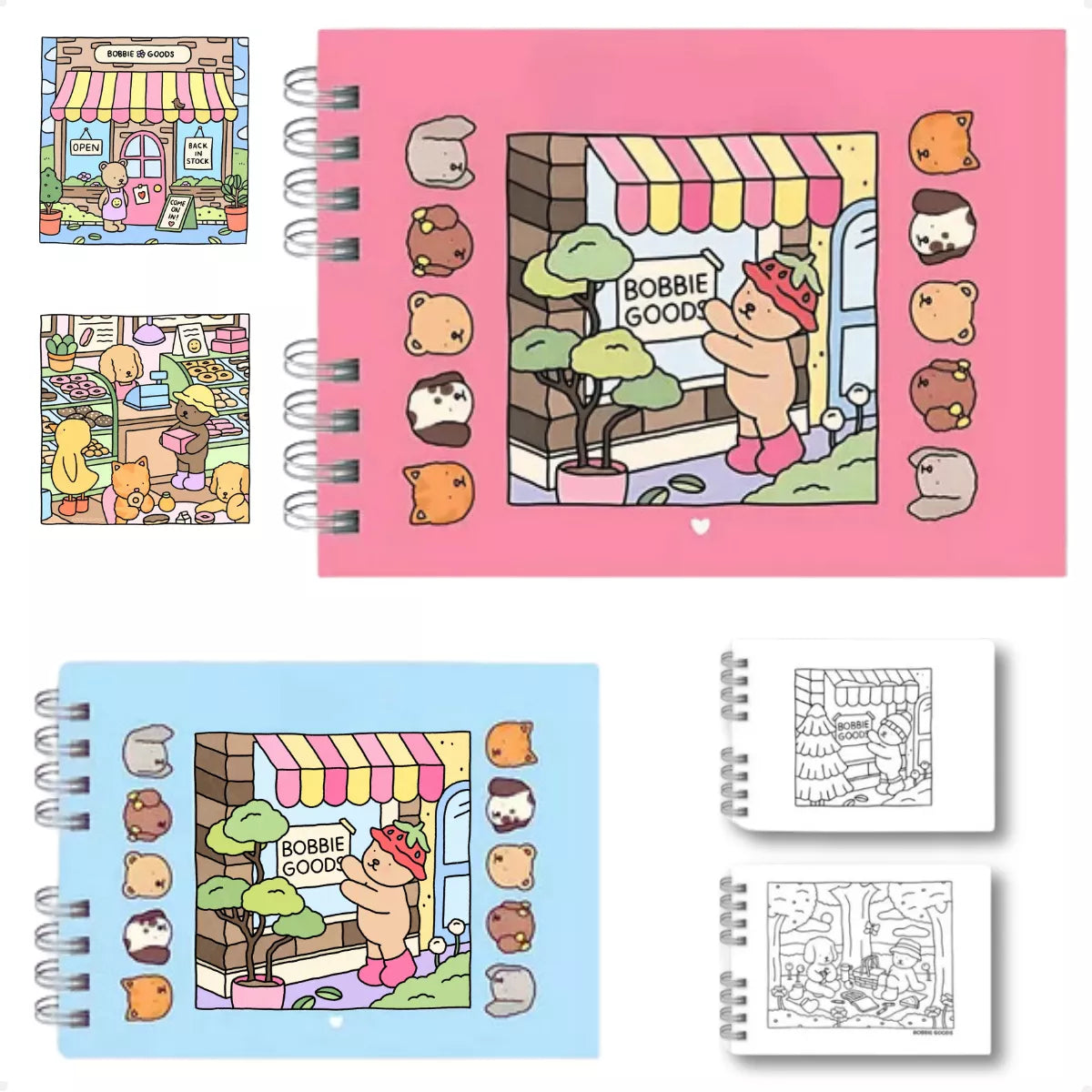 Kit Livro Bobbie Goods Capa Dura + 60 Canetas Touch